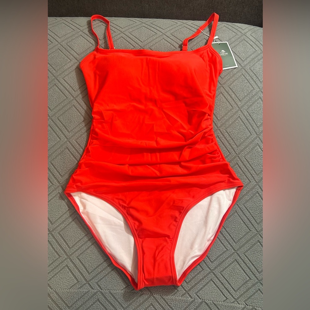 Eomenie One Piece Women Swimsuits Tummy Control Ruched Bathing Suit Swimwear - Picture 4 of 14